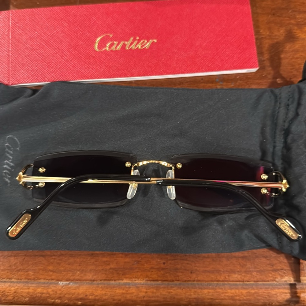 Cartier - C Decor 56MM Rectangular Sunglasses
